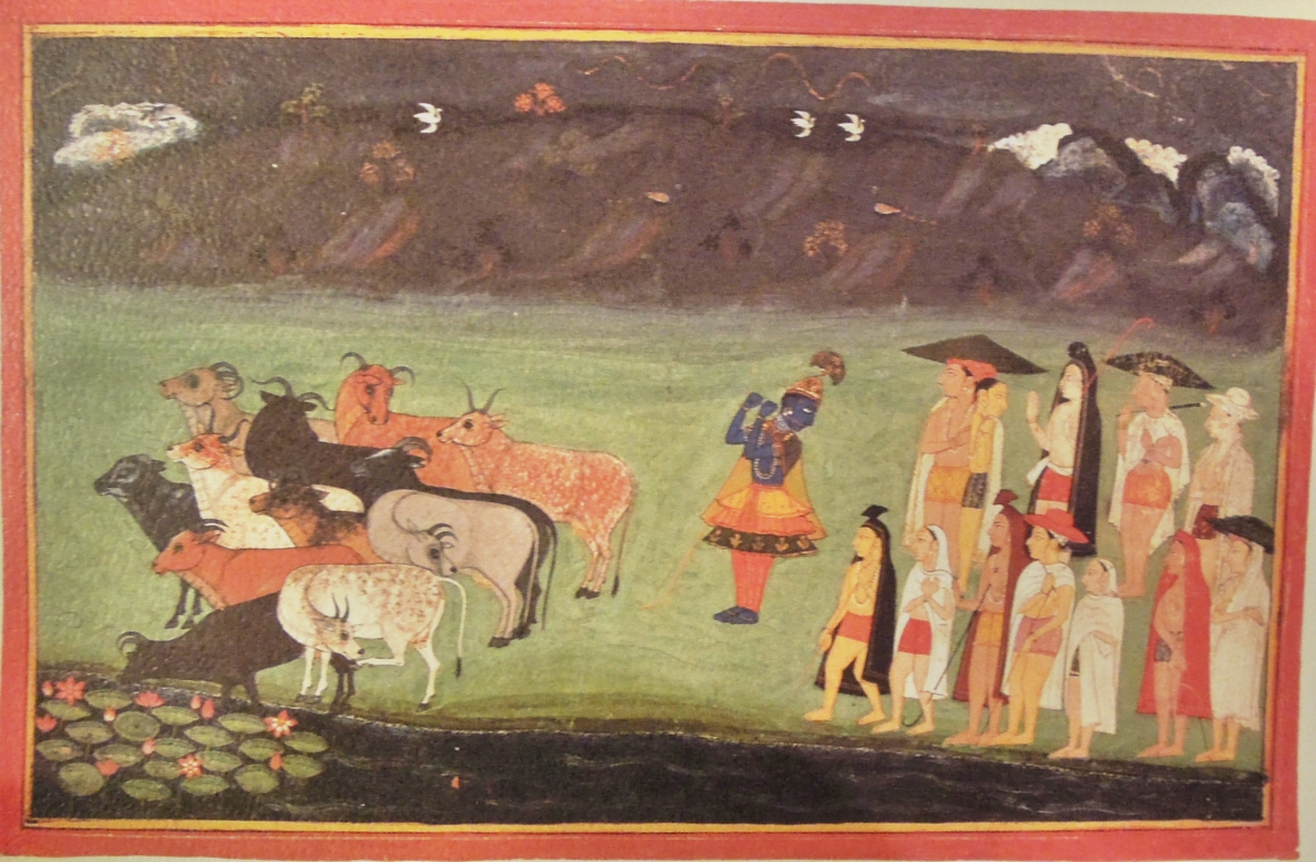 Живописные миниатюры по мотивам "Бхагавата Пураны"